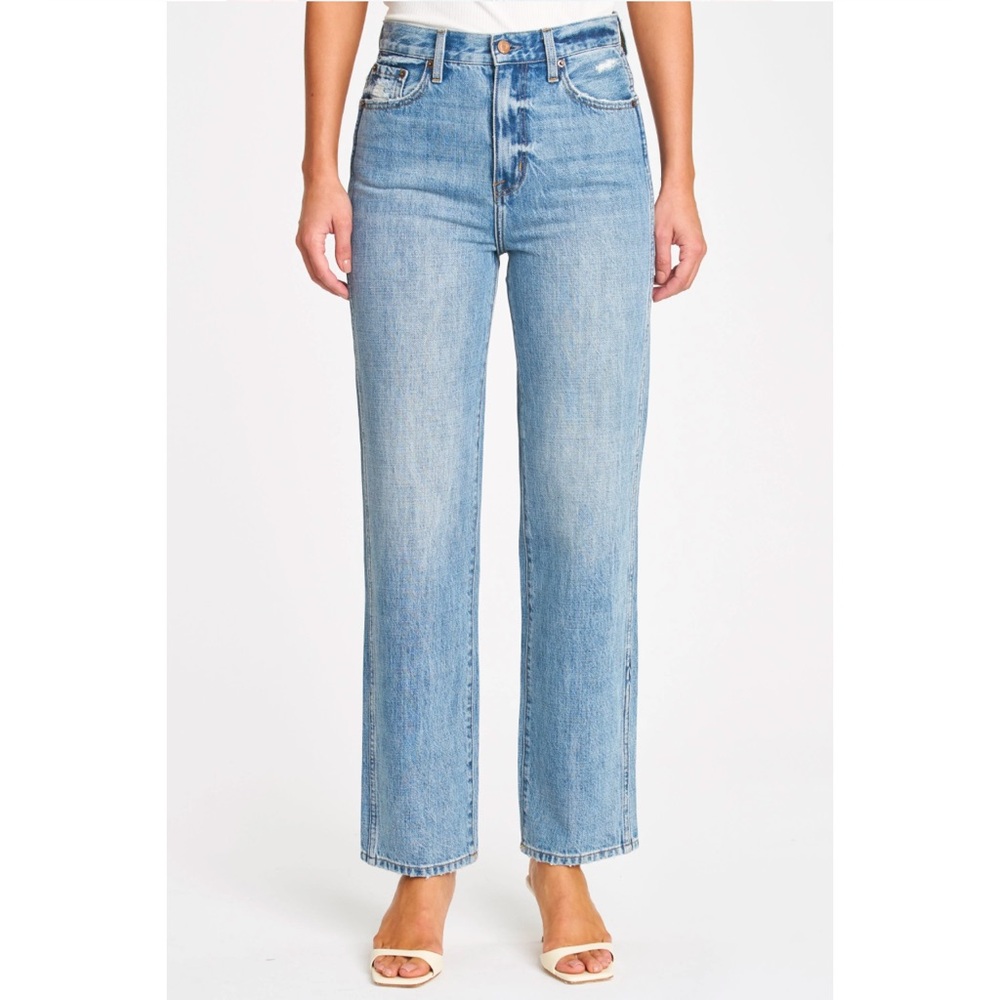 NWT Pistola Cassie Super High Rise Straight in April Showers 26